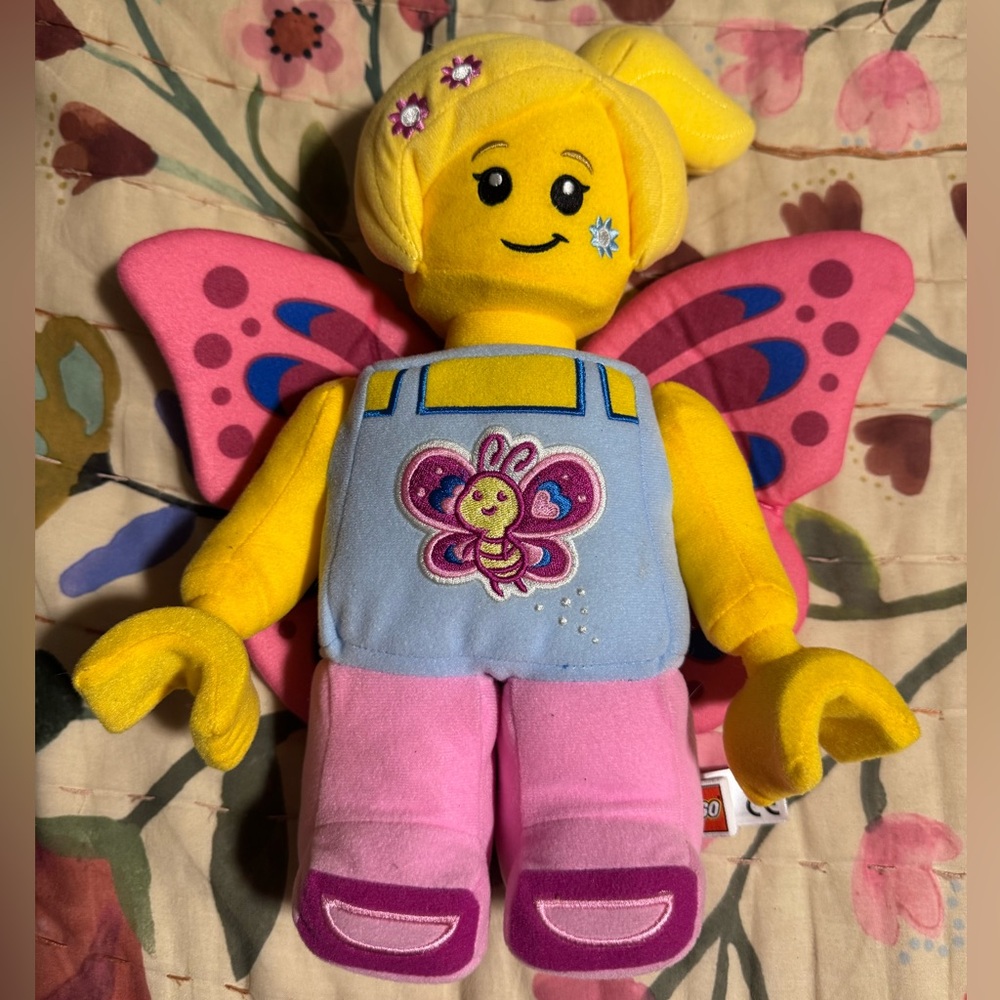 Lego Butterfly Girl Plush